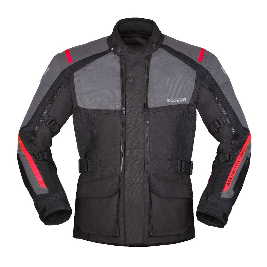 Modeka Chaqueta Varus Negro/Gris Oscuro