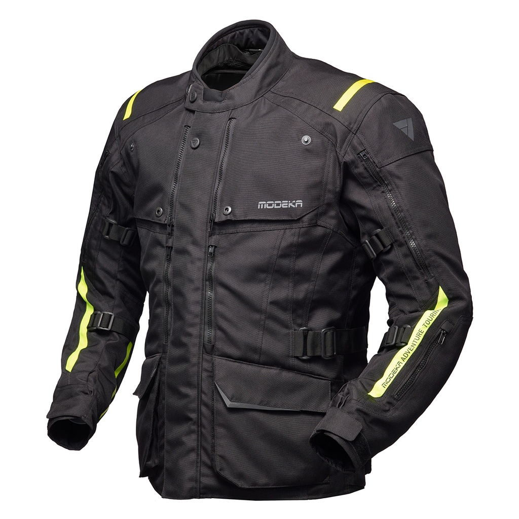 [084800 431 S] Modeka Chaqueta Varus Negro/Amarillo (S)