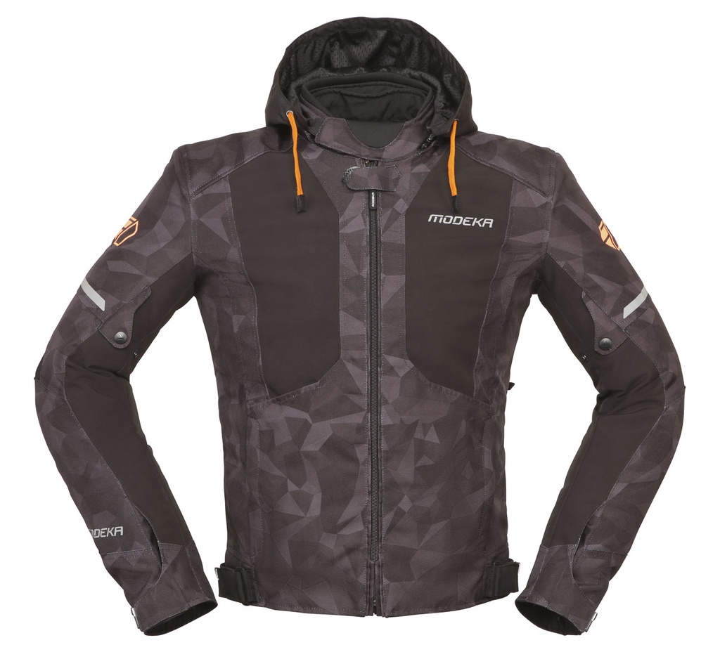 Modeka Chaqueta Jakson Camuflaje Negro