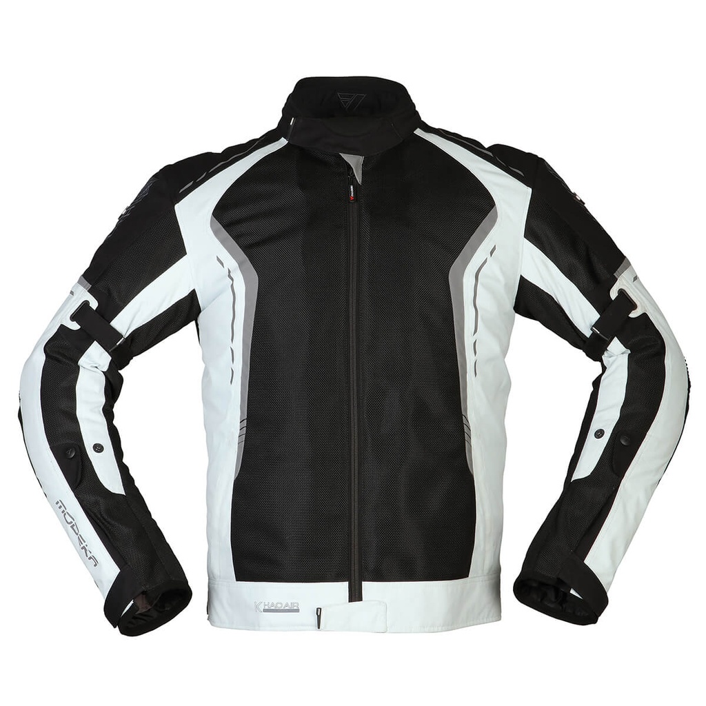 Modeka Chaqueta Khao Air Negro/Gris Claro