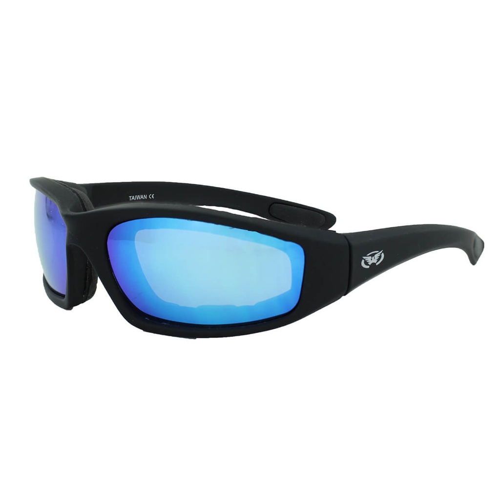 Modeka Gafas Kickback GT Azul/Mirrored/Scratch-Resistant