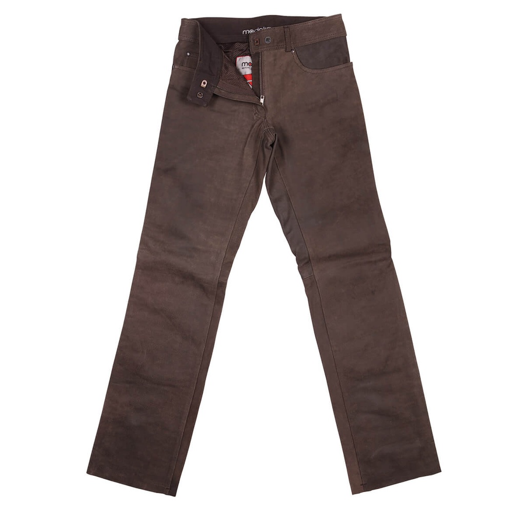 [020100 120 40] Modeka Lederjeans Stemp Marrón (40)