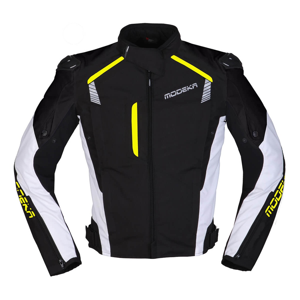 Modeka Chaqueta Lineos Negro/Blanco/Neón