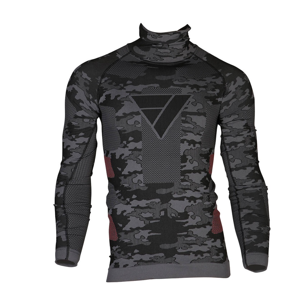 [110655 86 S] Modeka Longsleeve Tech Dry Bandana Camuflaje Negro (S)