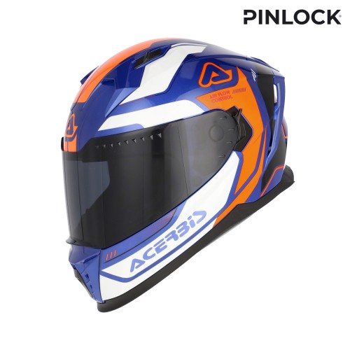 Casco Acerbis X-WAY GRAPHIC Naranja/Azul
