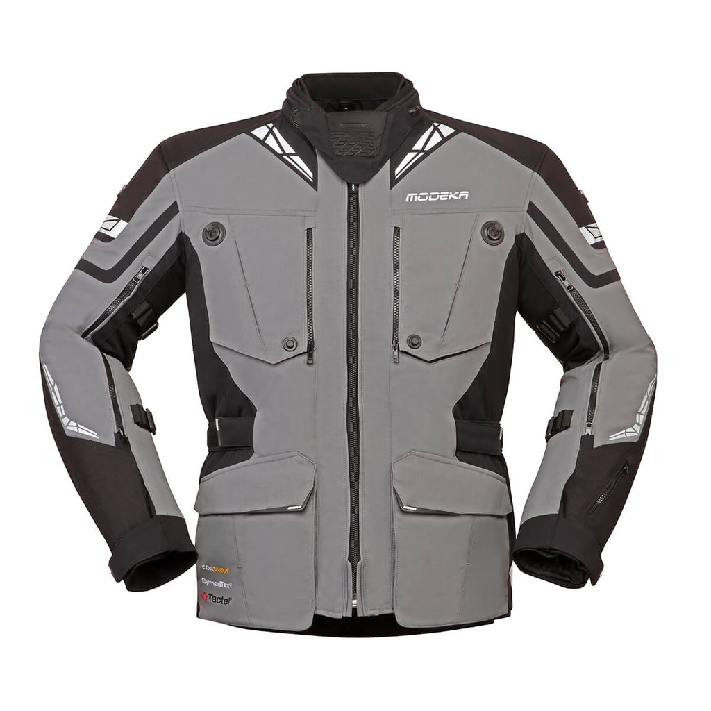 [084630 393 S] Modeka Chaqueta Panamericana II Gris/Negro (S)