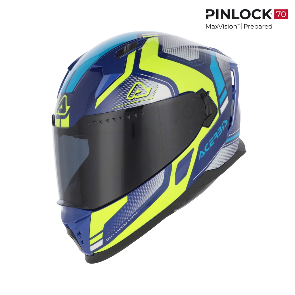 [26.016.248.061] Acerbis HELMETS X-WAY GRAPHIC BLUE/YELLOW (XS)