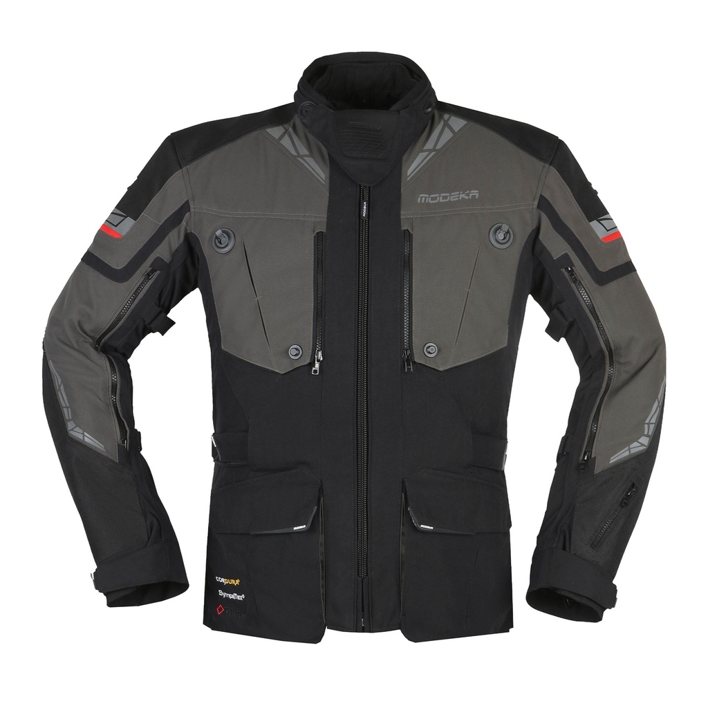 [084630 398 XS] Modeka Chaqueta Panamericana II Negro/Gris Oscuro (XS)