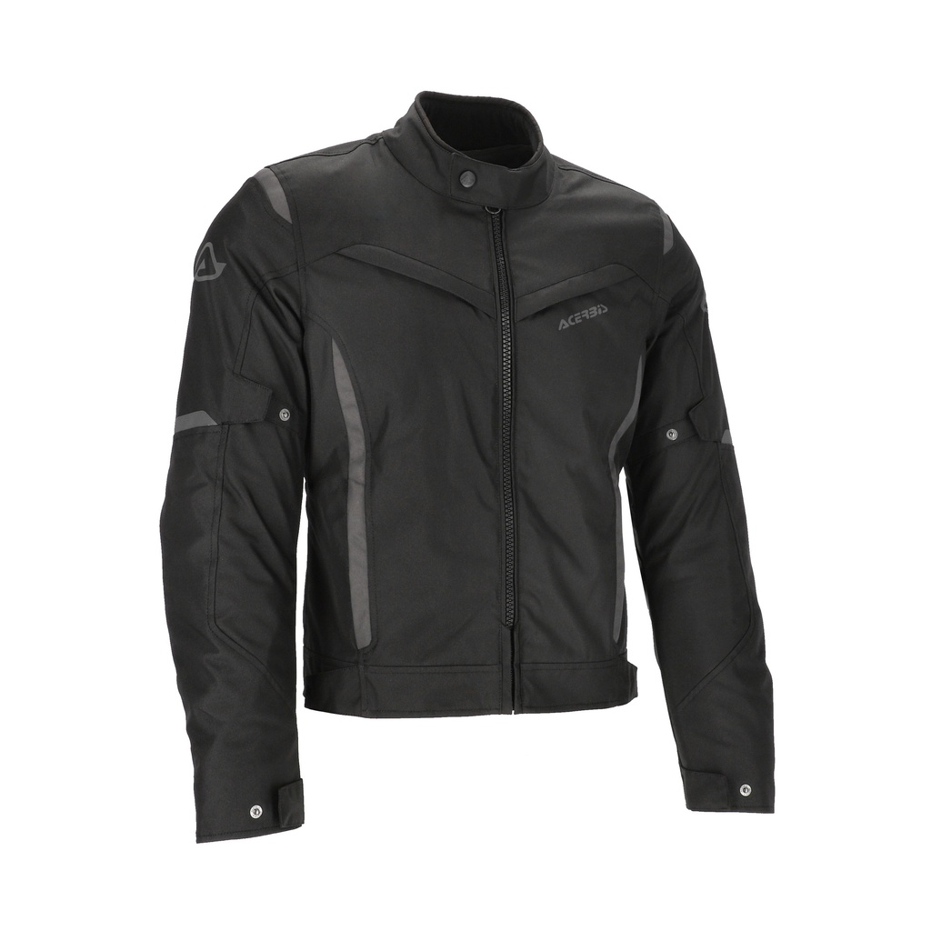 [25.195.319.061] Chaqueta Acerbis X-MAT 2.0 Mujer Negro/Gris (XS)