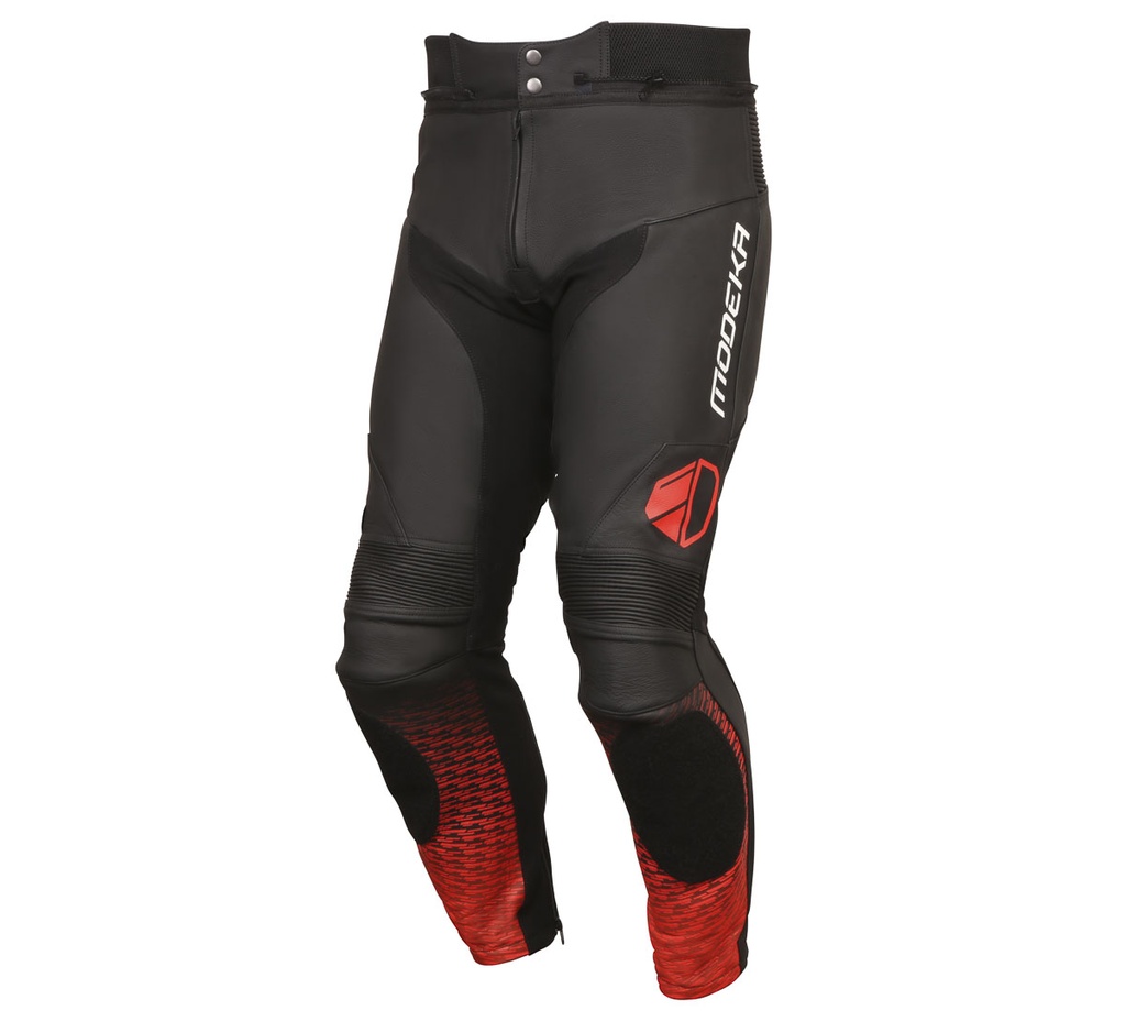 Modeka Pantalón Yron Negro/Rojo