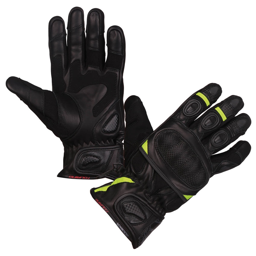 Modeka Guantes Sahara Short Negro/Amarillo