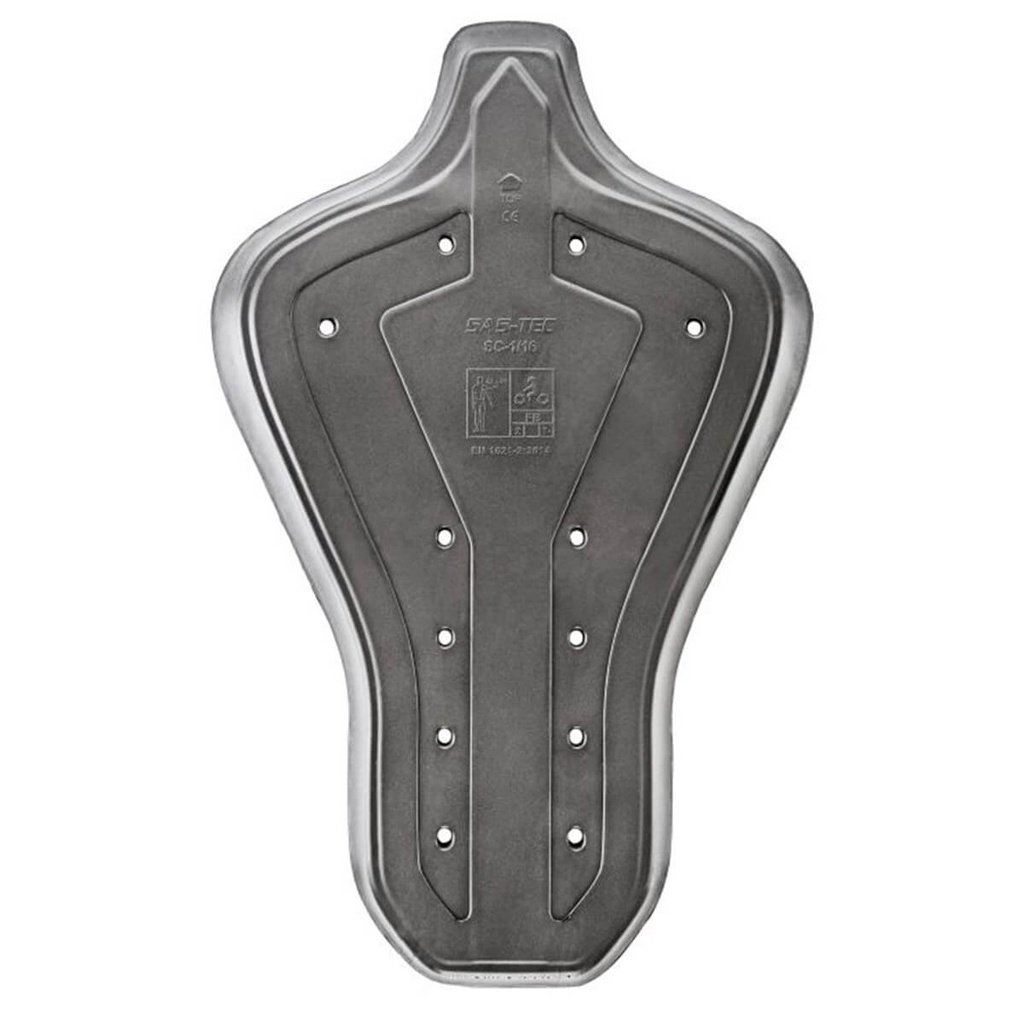 [110389 10 Stck] Modeka Protección SAS-TEC SC-1/16 Rücken SC-1/16 back Negro