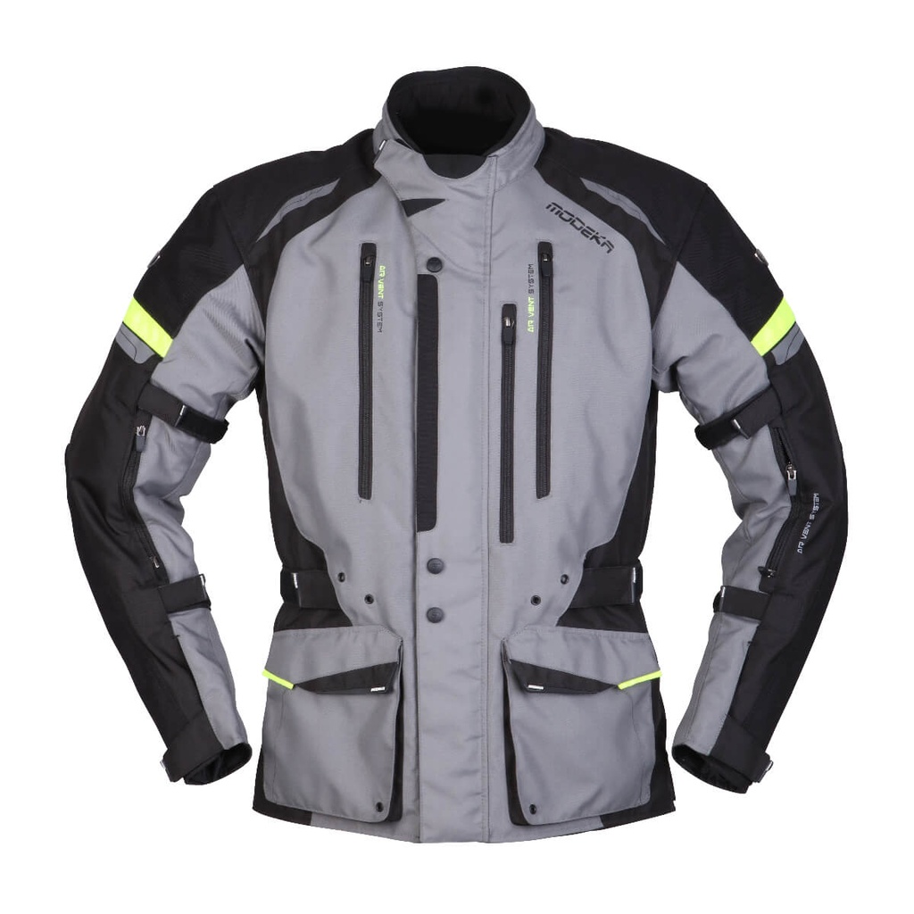 [083892 393 XS] Chaqueta Modeka Striker II Gris/Negro (XS)