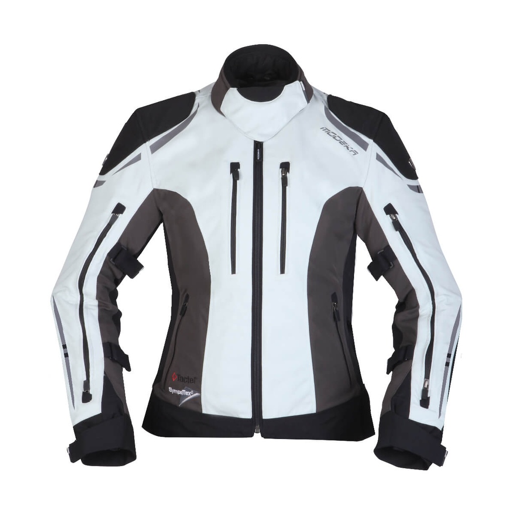 [084470 147 40] Modeka Chaqueta Takuya Lady Gris Claro/Gris Oscuro/Negro (40)