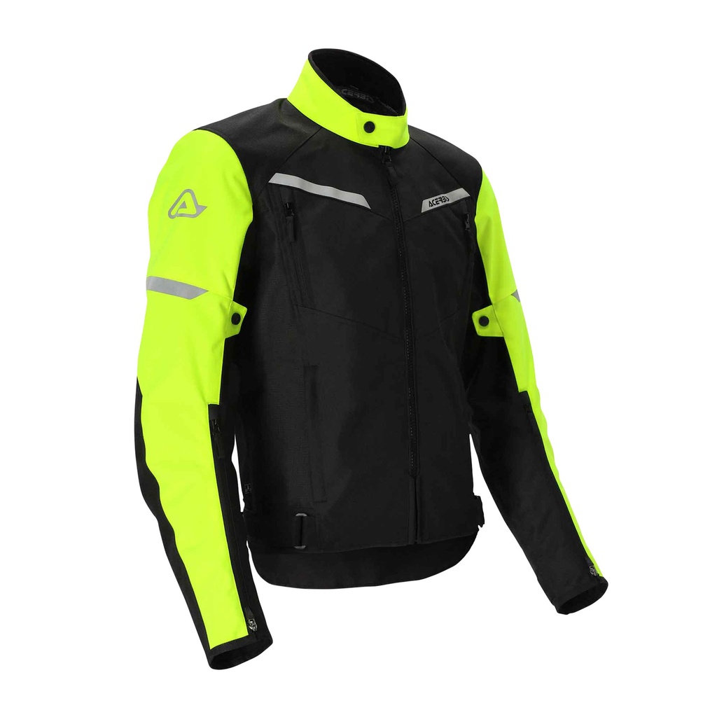 [24.294.318.062] Chaqueta Acerbis X Street Negro/Amarillo (S)