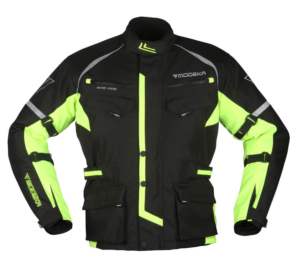 Modeka Chaqueta Tarex Negro/Amarillo