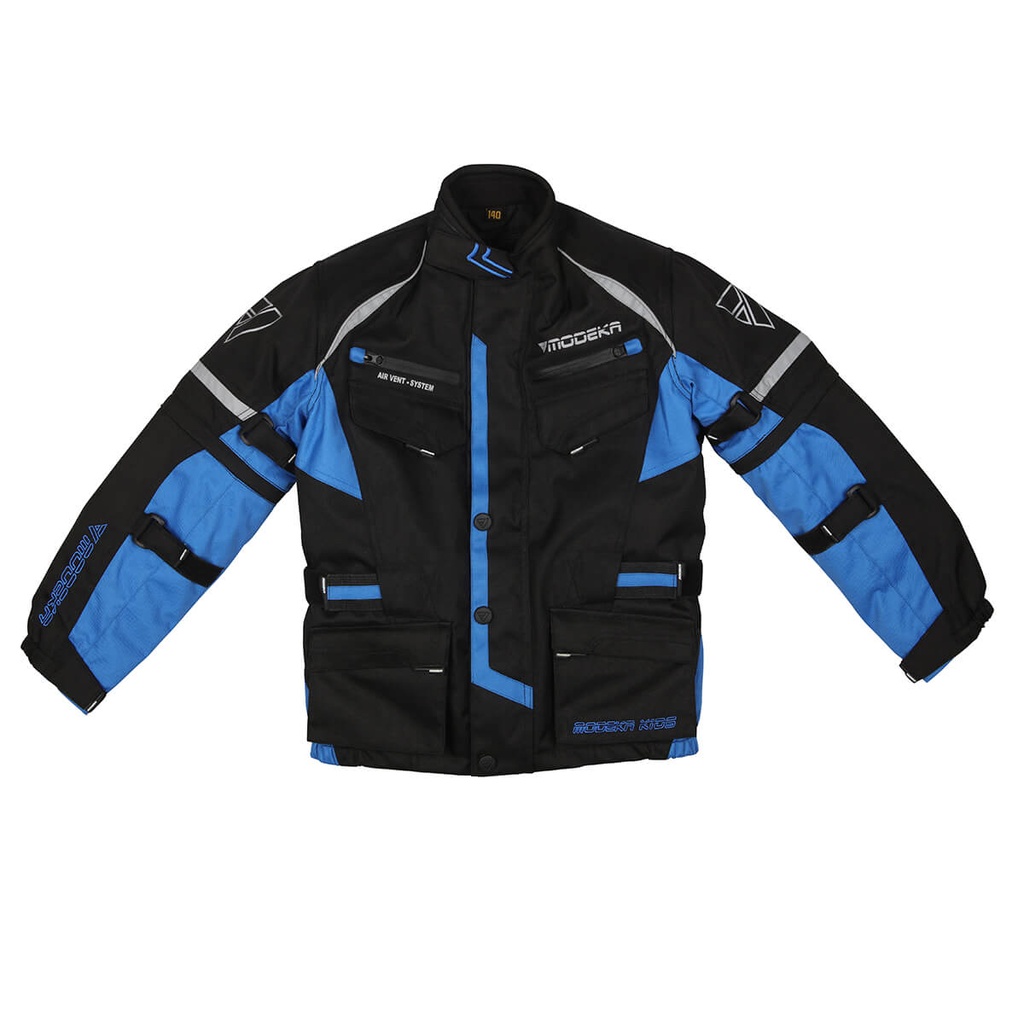 Modeka Chaqueta Tourex II Kids Negro/Azul