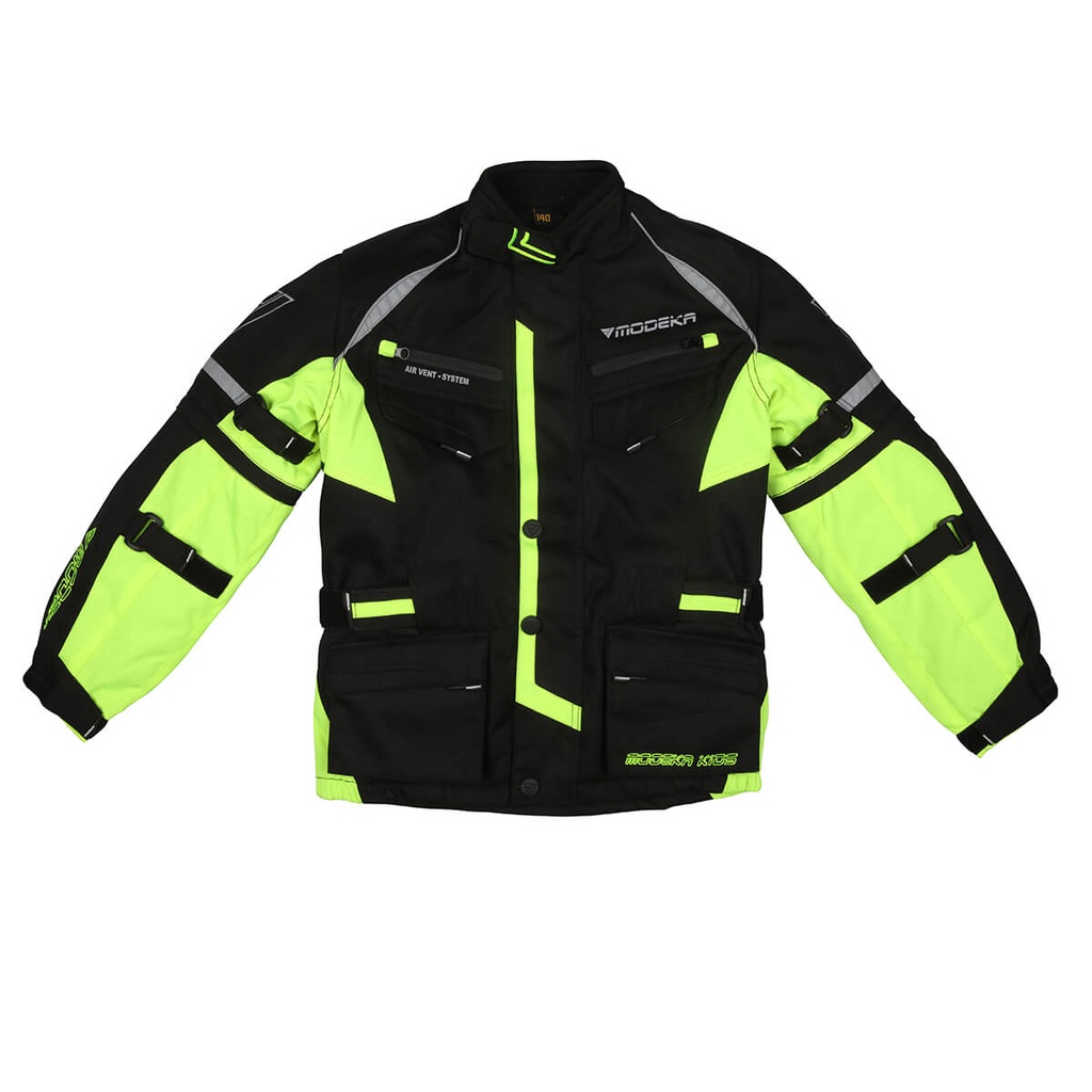 Modeka Chaqueta Tourex II Kids Negro/Amarillo