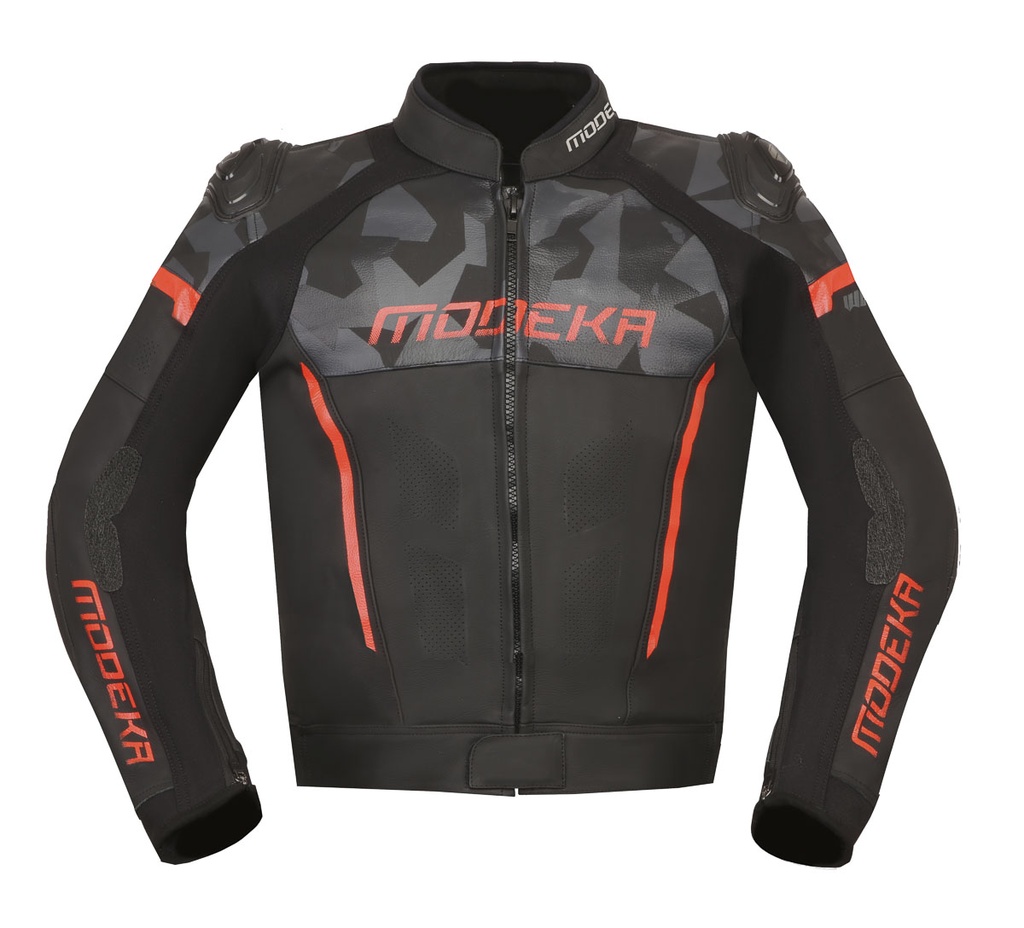 [010775 401 50] Modeka Chaqueta Valyant Negro/Rojo (50)