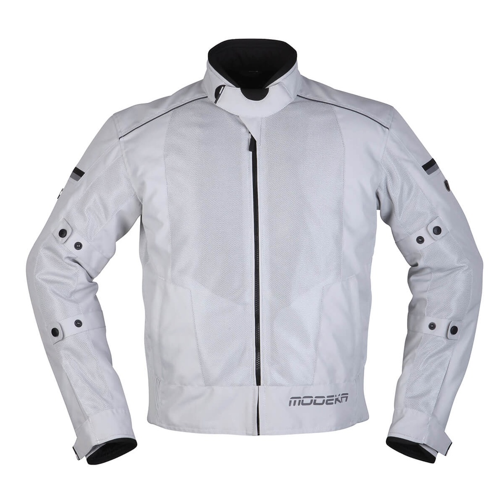Modeka Chaqueta Veo Air Gris Claro