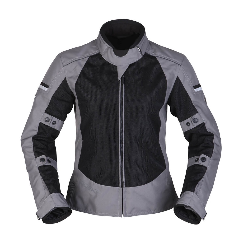 Modeka Chaqueta Veo Air Lady Negro/Gris
