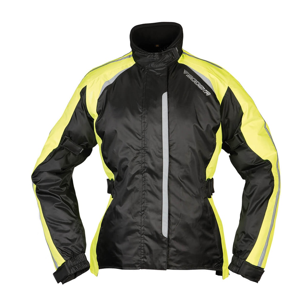 [080310 431 40] Modeka Chaqueta Lluvia Viola Dry Lady Negro/Amarillo (40)