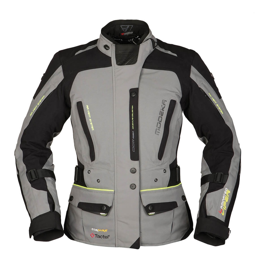 Modeka Chaqueta Viper LT Lady Gris/Negro