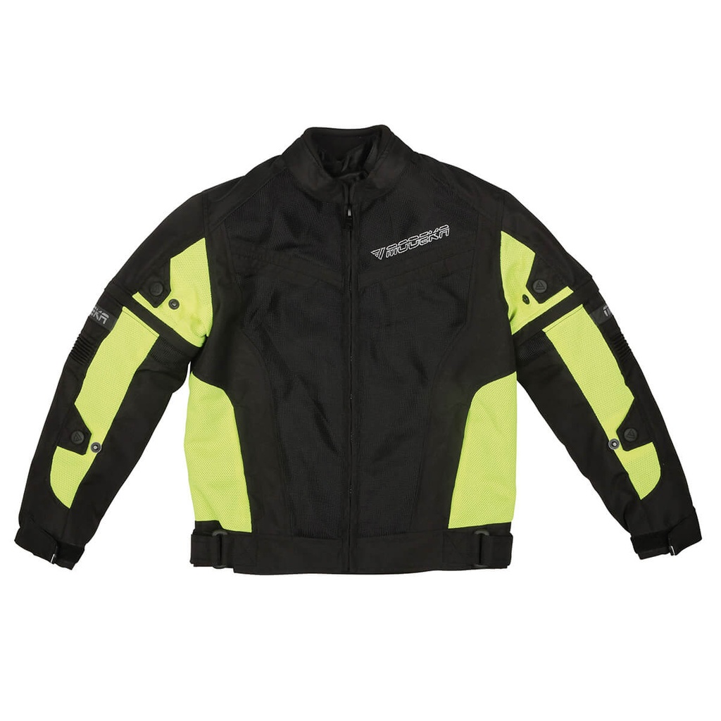 Modeka Chaqueta X-Vent Kids Negro/Amarillo