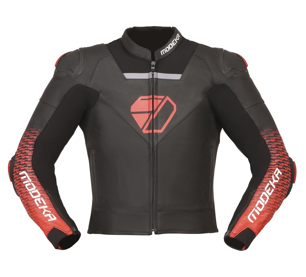 Modeka Chaqueta Yron Negro/Rojo