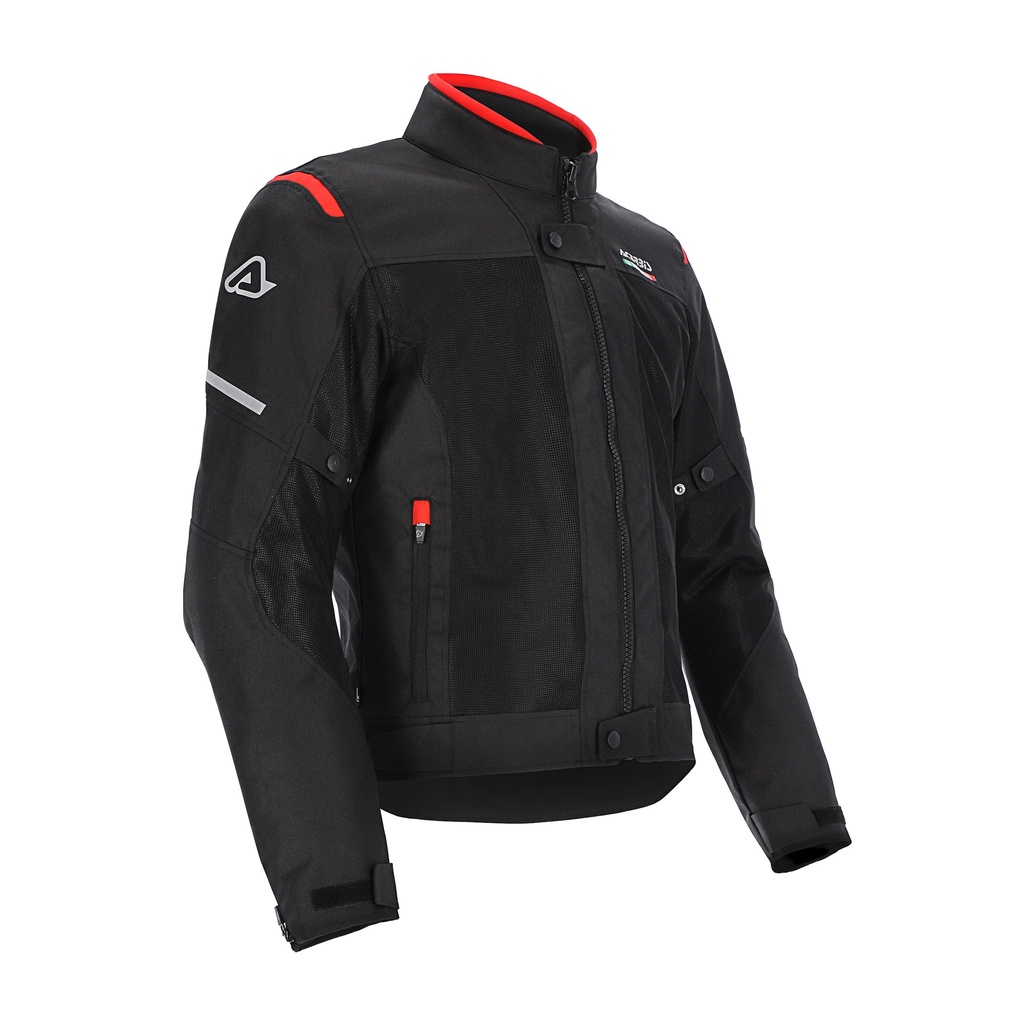 [24.550.323.062] Chaqueta Acerbis ON ROAD RUBY Negro/Rojo (S)