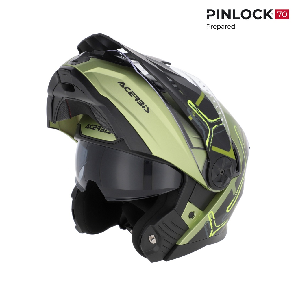 [26.577.377.061] Acerbis HELMET RIDER GREEN/BLACK (XS)