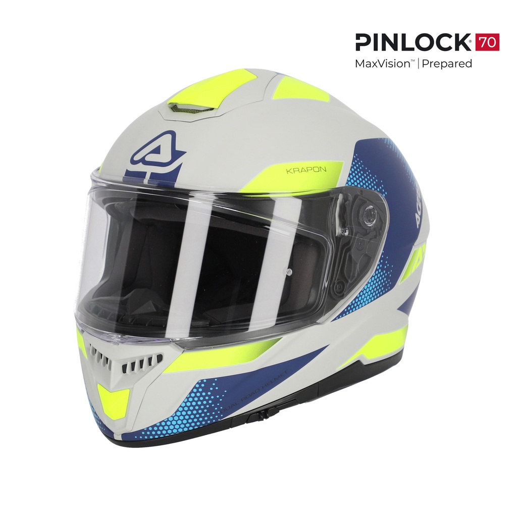 [24.663.288.061] Casco Acerbis KRAPON 2206 Gris/Azul (XS)