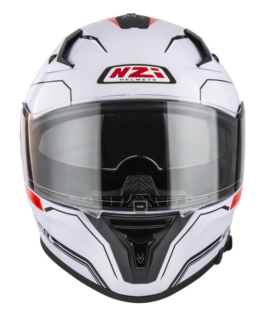 Casco Integral NZI Go Rider Stream Duo Solid Nouveau Blanco