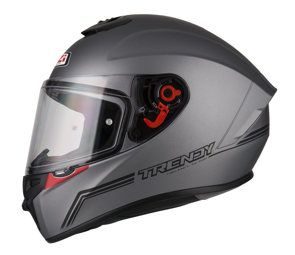 Casco Integral NZI Trendy 2 Solid Nouveau Antracita Mate
