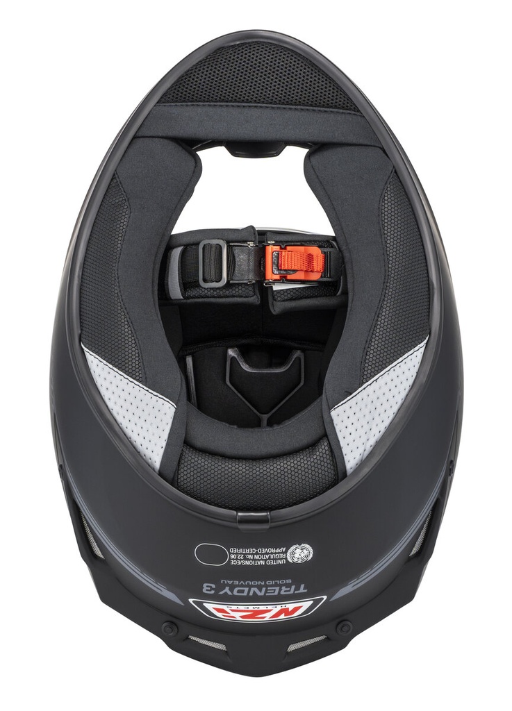 Casco Integral NZI Trendy 3 Stream Solid Nouveau Negro Mate
