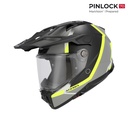 Casco Acerbis ATTACK Negro/Amarillo Flúo