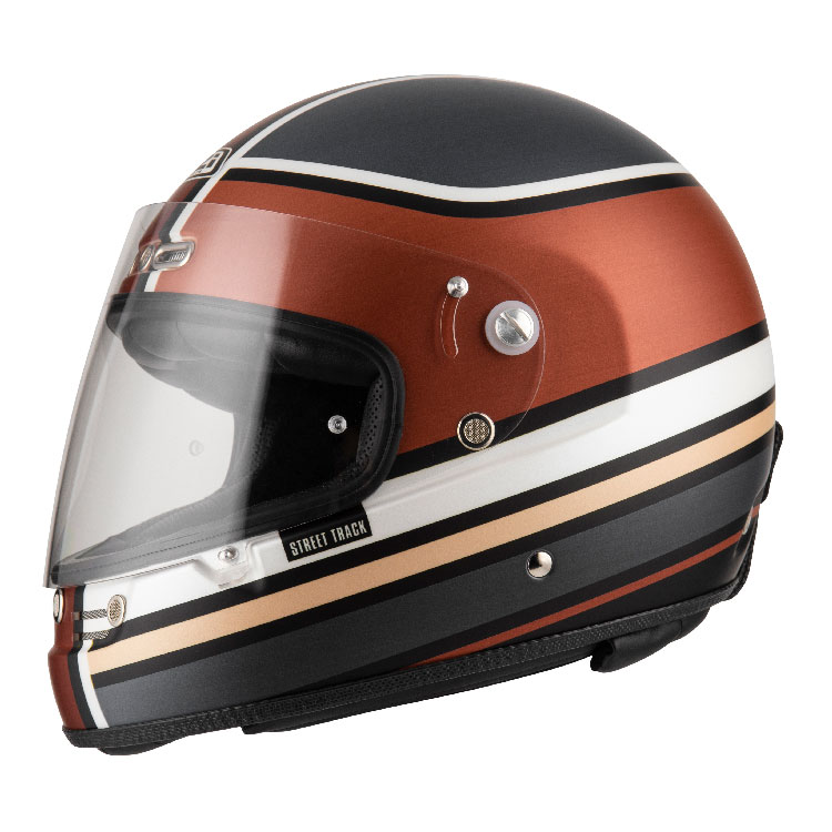 Casco Integral NZI Street Track 4 Outline Terracotta Mate