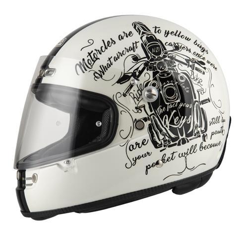 Casco Integral NZI Street Track 4 Tank Hueso