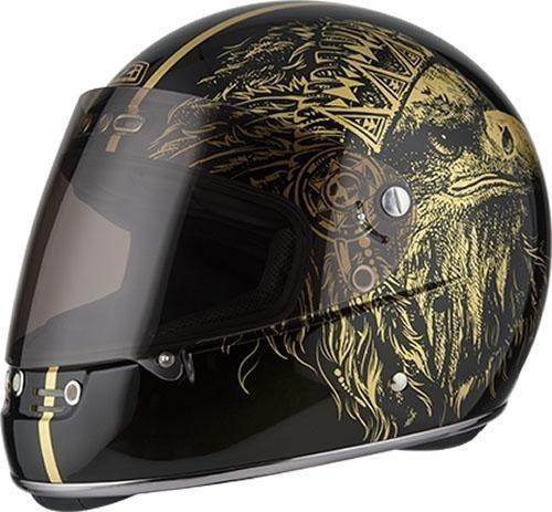 Casco Integral NZI Street Track 4 Boss Dorado