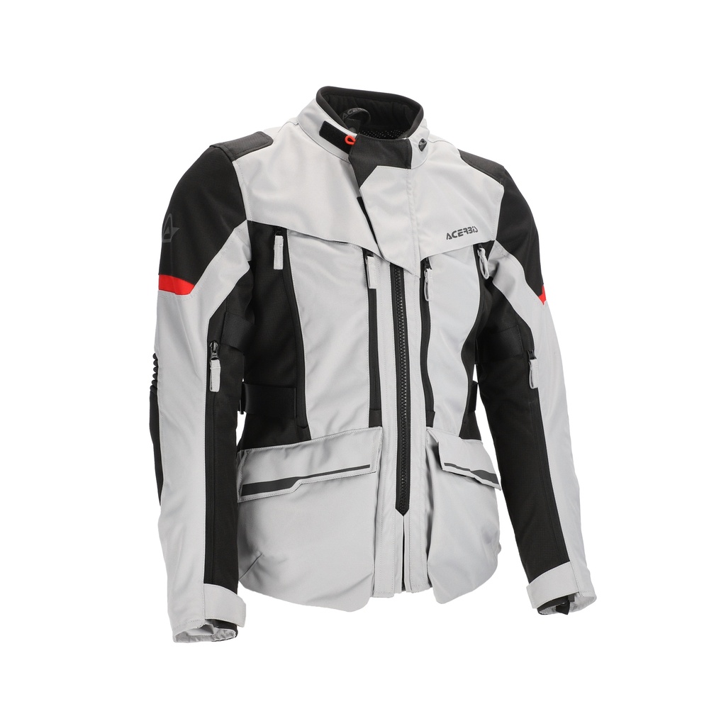 Acerbis JACKET CE X-ROVER LADY GREY/RED