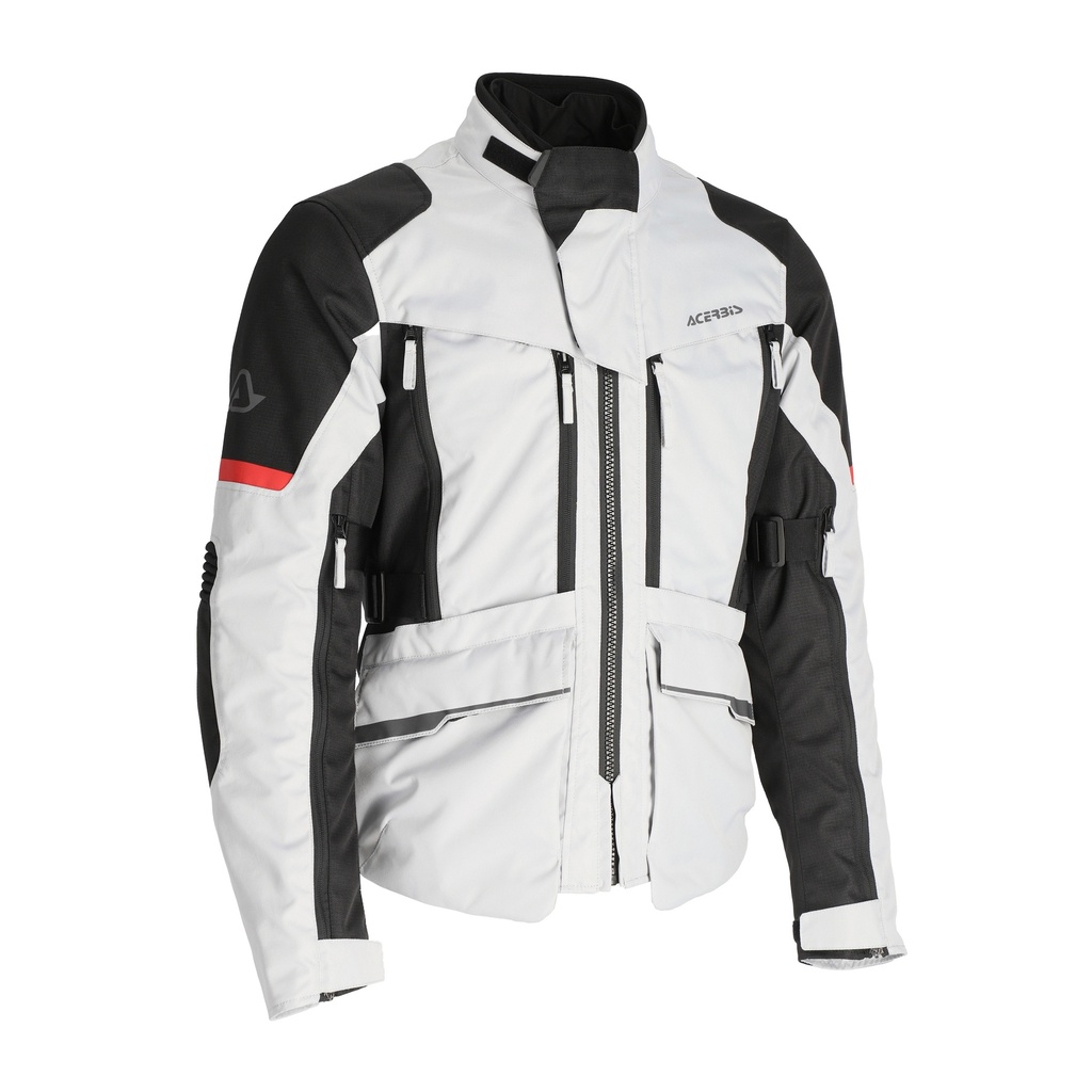 [25.406.295.062] Chaqueta Acerbis X-ROVER Gris/Rojo (S)