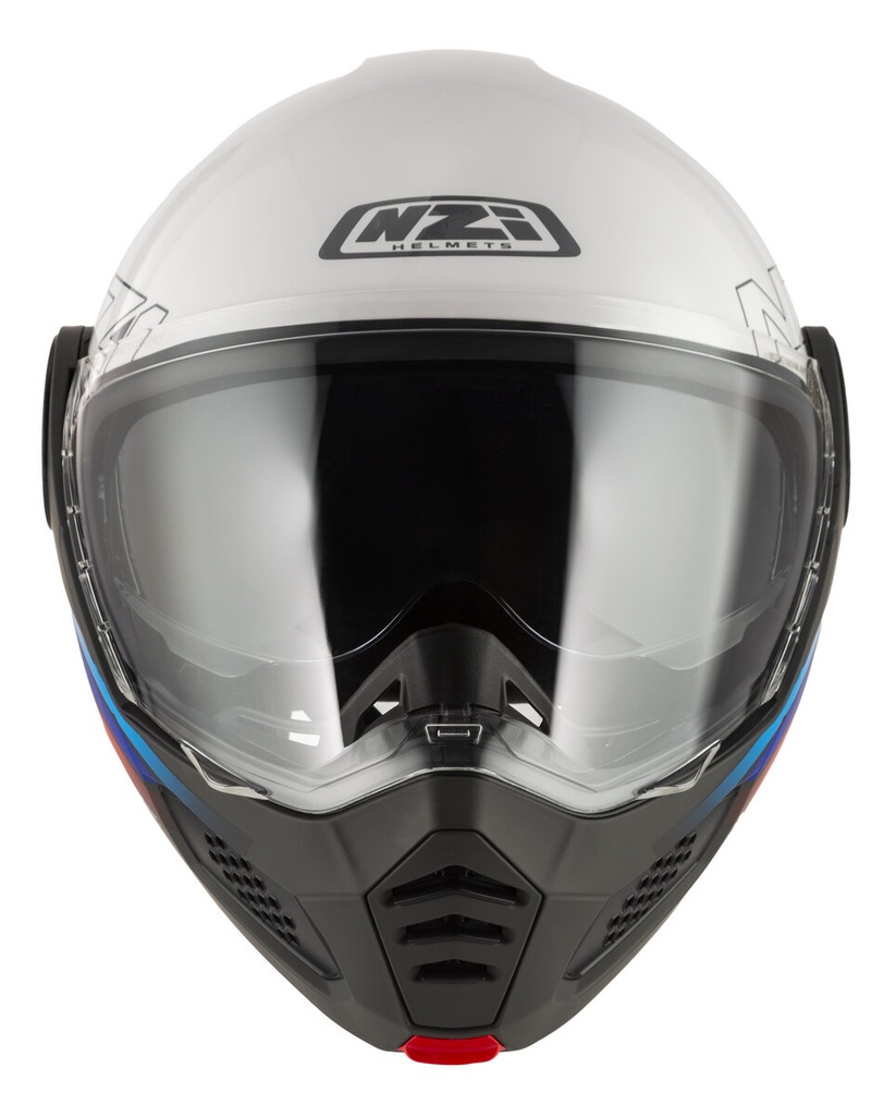 [150341B001 XS] Casco Modular NZI Minimod Duo Watson Whiteblack y Power (XS)