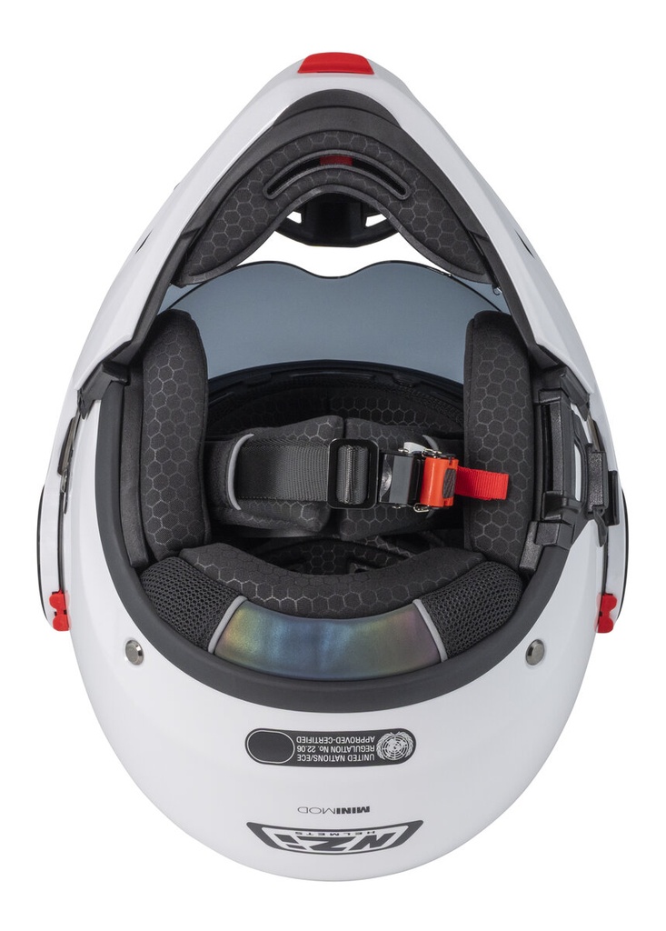 [150342A284 XS] Casco Modular NZI Minimod Duo Pearl Blanco (XS)