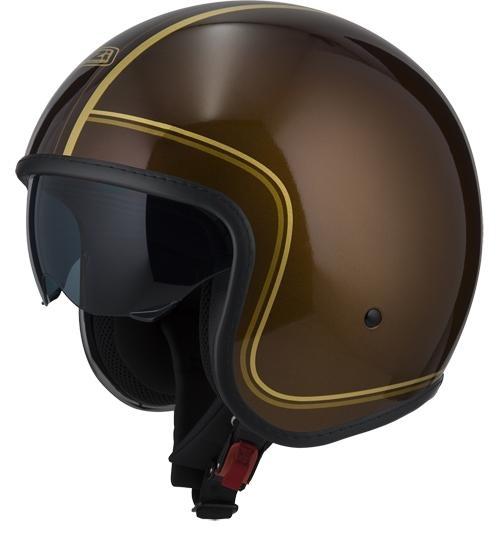 Casco Jet NZI Rolling 4 Sun Browny