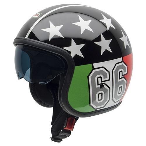 Casco Jet NZI Rolling 4 Sun Italomade Mate