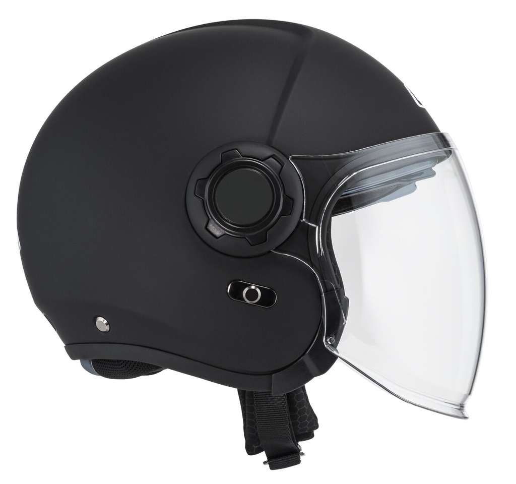 Casco Jet NZI Ringway 2 Duo Mate Negro