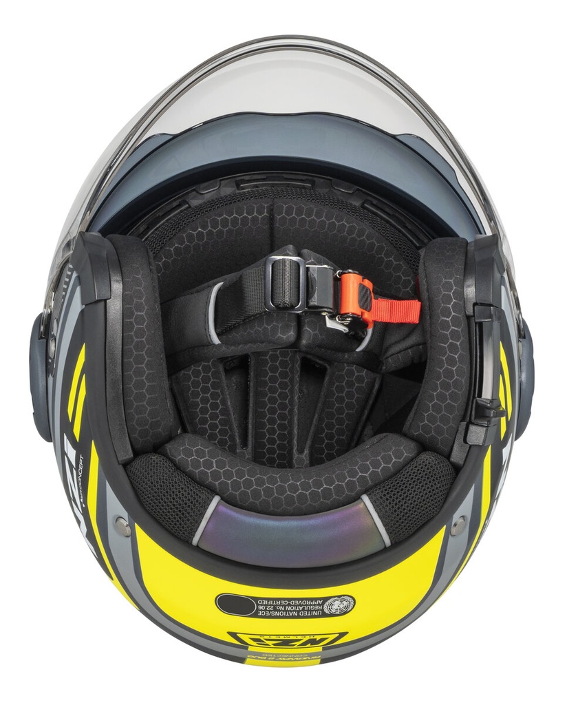 [150345A894 XS] Casco Jet NZI Ringway 2 Duo Connected Antracita Gris Mate (XS)