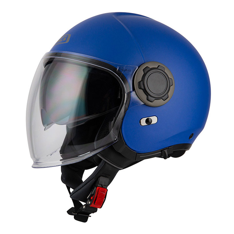Casco Jet NZI Ringway Duo Azul Mate
