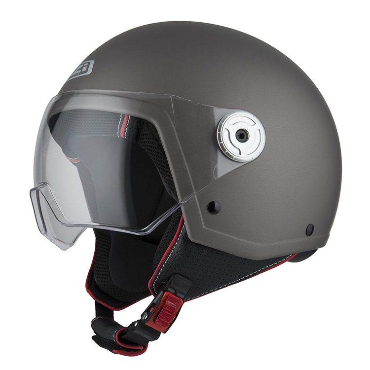 Casco Jet NZI Vintage 3 Antracita Mate