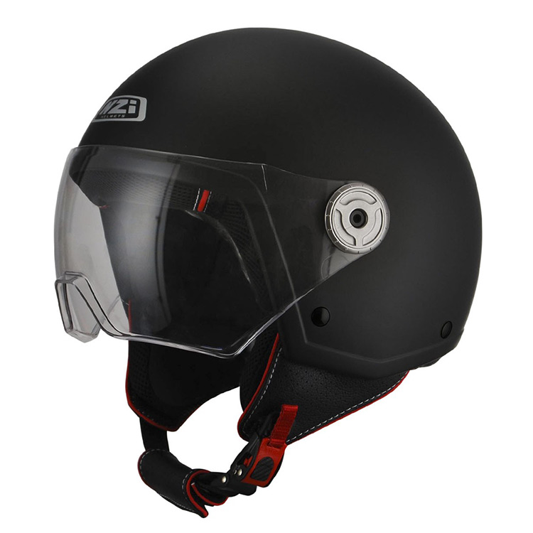 Casco Jet NZI Vintage 3 Mate Negro
